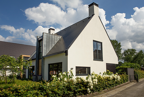 Woonhuis familie van Genugten, Ollandseweg te Sint-Oedenrode. Gebouwd door Jabro Bouw